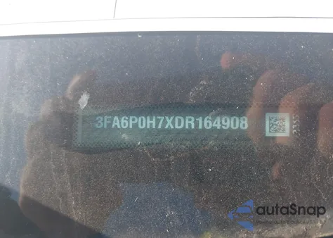 2013 Ford Fusion Se from USA, damaged, VIN 3FA6P0H7XDR164908